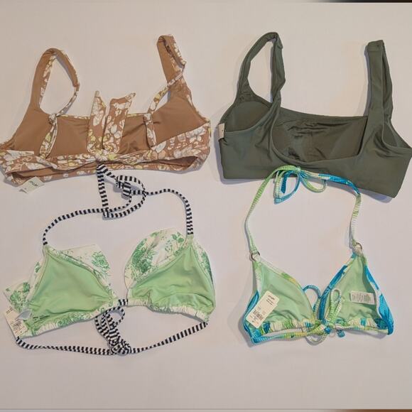 NWT Lot Of 8 Aerie Bikini Separates Tops & Bottoms Mismatched Sets Size L Large - Picture 3 of 3